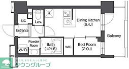 COMFORIA森下SOUTH 1DKの間取図画像