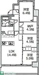 アーバンパーク立石 7階3SLDKの間取り
