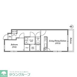 ＧＲＡＮ　ＰＡＳＥＯ舎人 5階1LDKの間取り