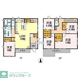 プランドールGH　H 2階5LDKの間取り