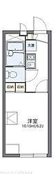 レオパレスＴＡＫＡＲＡＤＡ 2階1Kの間取り