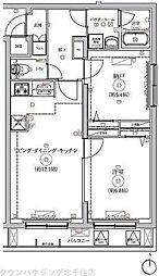 RELUXIA綾瀬II 4階1SLDKの間取り