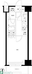 ルーブル西新井 1Kの間取図画像
