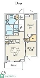 クレストコート北千住レジデンス 2LDKの間取図画像