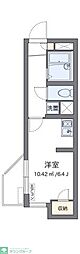 根岸CEREZO ワンルームの間取図画像
