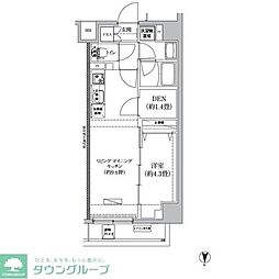 足立区西新井栄町3丁目マンション 1SLDKの間取図画像