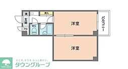 ケン・クリスタル2 2Kの間取図画像