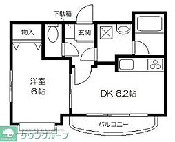 エスペランサ 1DKの間取図画像
