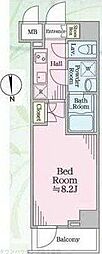 ブライズ北綾瀬 1Kの間取図画像