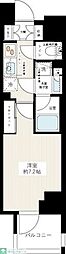 デュフレ南千住 1Kの間取図画像
