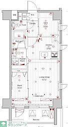 MAKES浅草イースト 1LDKの間取図画像