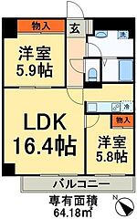 物件の間取り