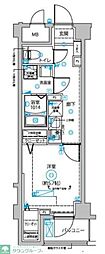 DIPS西新井 1Kの間取図画像