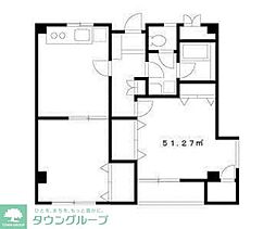 マルメラータ 2DKの間取図画像