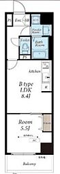 リブリ・レジデンス三ノ輪 1LDKの間取図画像
