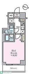 ティモーネグランデ東京梅島 1Kの間取図画像