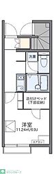 レオネクストＴＲＫ 1階1Kの間取り