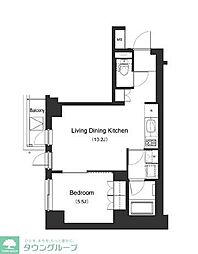 間取図画像 1LDK