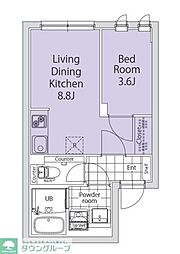 間取図画像 1LDK