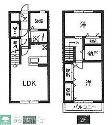 間取図画像 2SLDK
