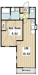 MASCOTPALACE 1LDKの間取図画像