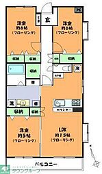 ターンドール 3LDKの間取図画像