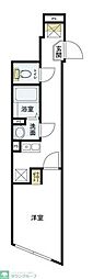Axia千歳烏山 1Kの間取図画像