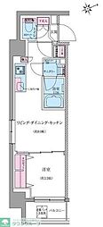 クレヴィアリグゼ世田谷松陰神社前 1LDKの間取図画像