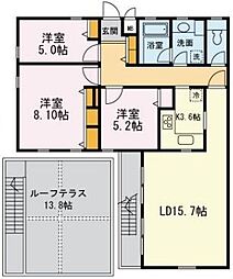 サリーレ成城 3LDKの間取図画像