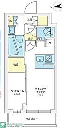 世田谷区赤堤2丁目マンション 1DKの間取図画像
