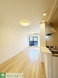 多摩都市モノレール 上北台駅 徒歩22分の賃貸アパート 2階2LDKのリビング/ダイニング