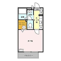 JR中央線 吉祥寺駅 バス15分 北野小東下車 徒歩5分の賃貸アパート 2階1Kの間取り