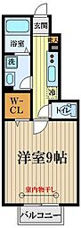クレールＣ棟 1階1Kの間取り