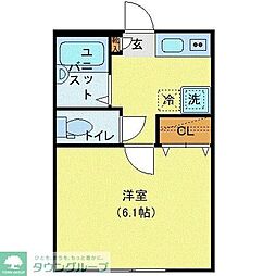 AZEST-RENT一橋学園2 1Kの間取図画像