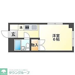 ガーデンハイツ 1Kの間取図画像