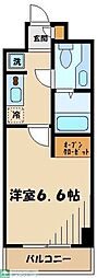 リンクスレガーミ 1Kの間取図画像