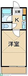 クレセントハイツ富士見 1Kの間取図画像