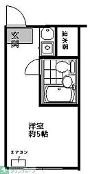ビラシャルダン高松町 ワンルームの間取図画像