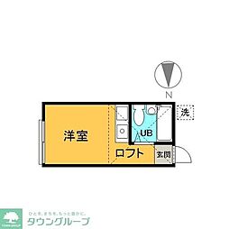 ルネモレーン立川 ワンルームの間取図画像