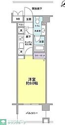 アルクス 1Kの間取図画像