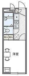 レオパレスシャンテ 1Kの間取図画像