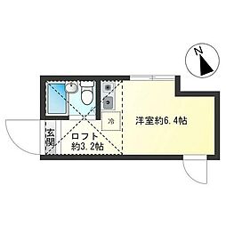 myplanJ ワンルームの間取図画像