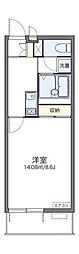 レオネクストウインズ立野 1Kの間取図画像