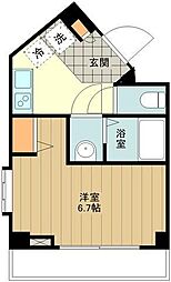 ガラ・ステージ立川 1Kの間取図画像