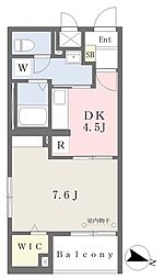 Ｌｅａｐｈｉａ千川 1階1DKの間取り