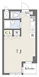 I・O・M ワンルームの間取図画像