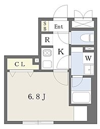 グランジット本郷壱岐坂 1Kの間取図画像