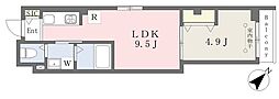 Browny's 1LDKの間取図画像