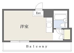 メゾン池袋 ワンルームの間取図画像