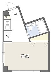 紀の家マンション ワンルームの間取図画像